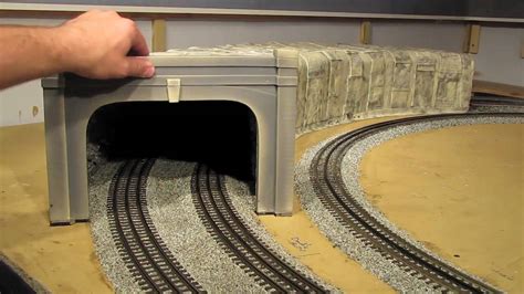 6 inches wide and has a 4. . How to build a tunnel for model train